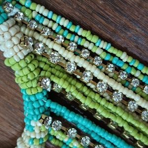 Vintage ERICA LYONS Seed Bead Necklace